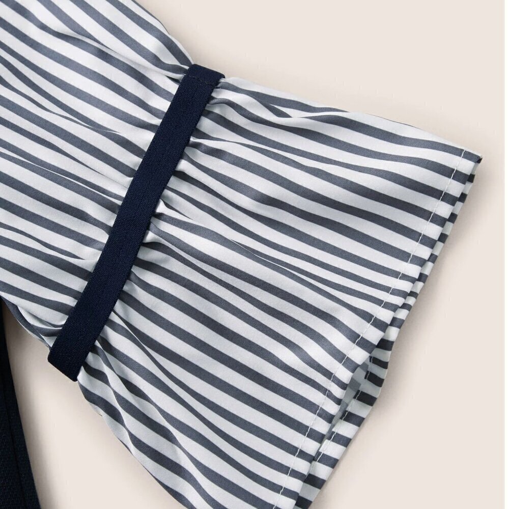 Bloomchic Striped Patchwork Round Neck Light Swea… - image 8